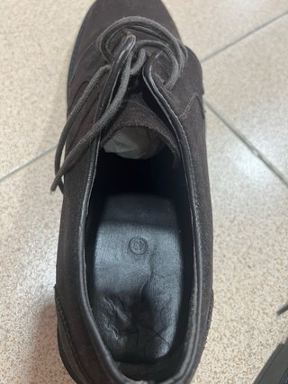 Zapatos de piel vuelta Dustin marrones talla 43