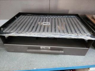 Cajón para barbacoa metálico