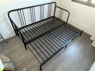 Cama nido metálica IKEA negra