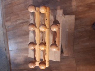Percheros de madera