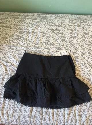 Falda Zara Negra Talla XS
