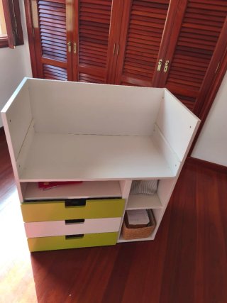 Cambiador escritorio Ikea blanco