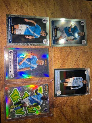 Haaland topps merlin + lote Manchester City