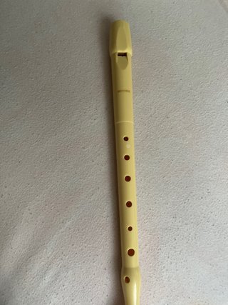 Flauta dulce Hohner color crema