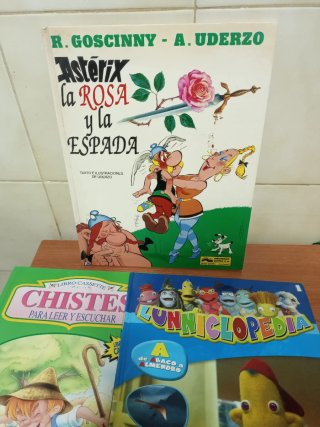 TEBEO ASTERIX+CHISTES+LOS LUNNIS