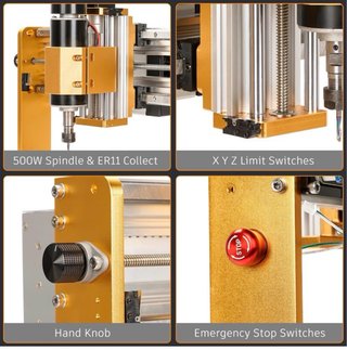 Fresadora CNC 500W Nueva sin uso