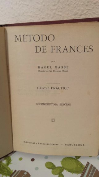 Libro francés "Método Massé"