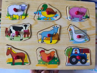 4 Puzzles de Madera Nenittos