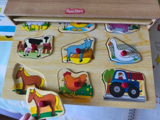4 Puzzles de Madera Nenittos
