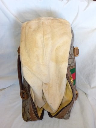 Bolso Gucci Boston Vintage Marrón Verde