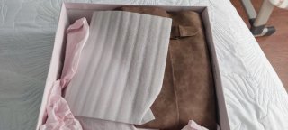 Stivali alti beige/marrone