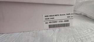 Stivali alti beige/marrone