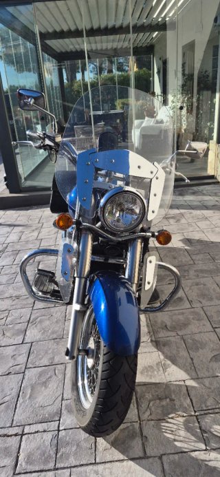 Kawasaki VN900 Classic Azul
