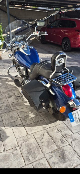 Kawasaki VN900 Classic Azul