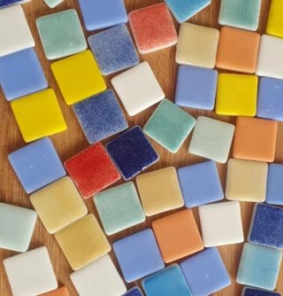 10 kilos de gresite variedad de colores