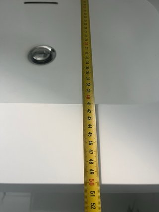 Lavabo suspendido 65 cm mármol