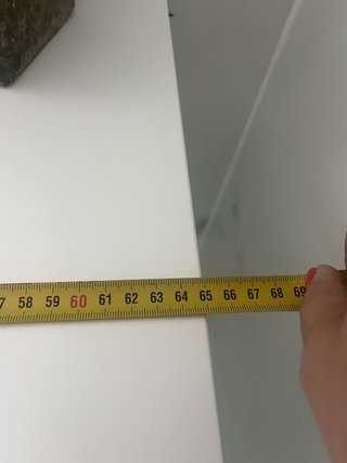 Lavabo suspendido 65 cm mármol