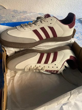 Adidas Samba Blancas y Rojas Talla 38