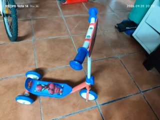 Patinete Spiderman 3 ruedas