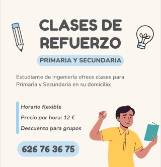 Clases particulares Primaria/ESO/BACH
