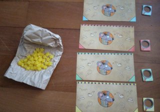 HABA -El comisario Ratónez -Juego de mesa COMPLETO