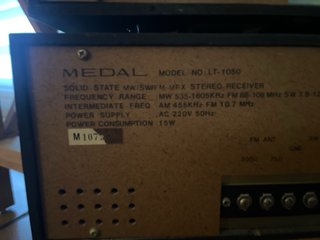Amplificador Medal LA 1000 Plata