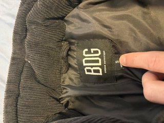 Chaqueta BDG Negra Corduroy