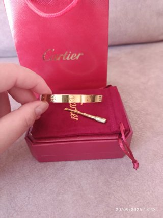 Pulsera Cartier Oro Talla 19