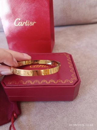 Pulsera Cartier Oro Talla 19