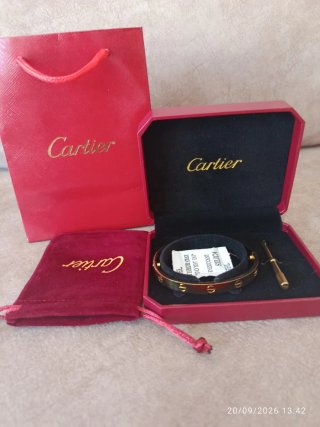 Pulsera Cartier Oro Talla 19