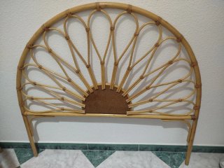 Cabecero de cama de bambú
