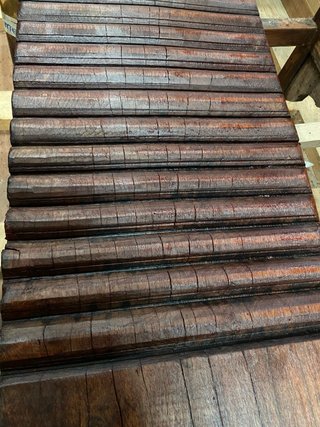 Tabla de lavar madera antigua