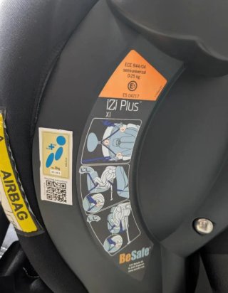 BeSafe Izi Plus gris Gr 0-1-2