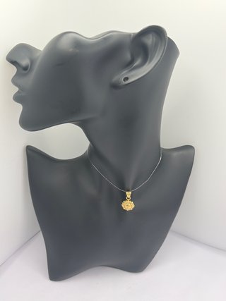 Colgante Oro 18k Diseño Sol