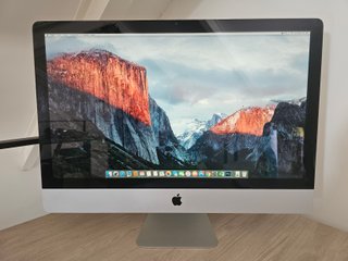 Apple iMac 27 Plata