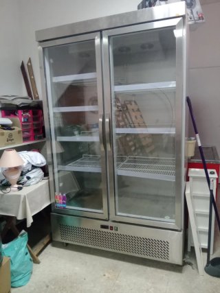 Cámara frigorífica de doble puerta