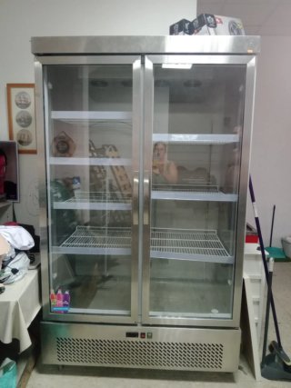 Cámara frigorífica de doble puerta