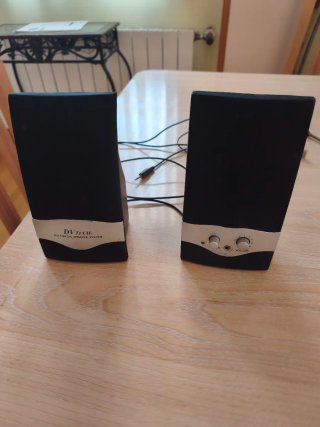Altavoces DVTECH Multimedia Negro/Plata