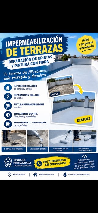 IMPERMEABILIZACIÓN Y REPARACIÓN DE GRIETAS