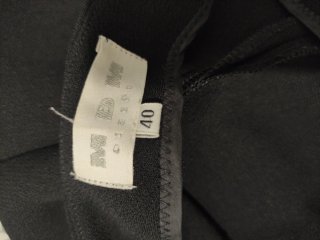 Pantalón negro MDM acampanado
