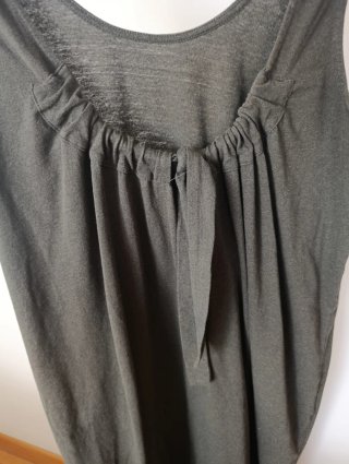 Vestido midi verde Skunfunk