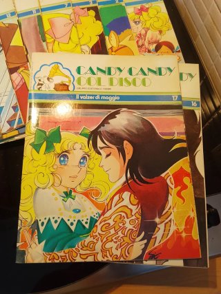 Candy Candy libro illustrativo + 45 giri