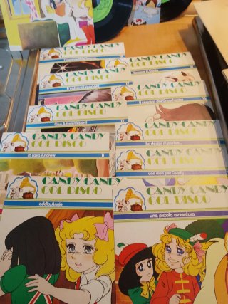 Candy Candy libro illustrativo + 45 giri
