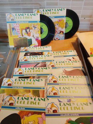 Candy Candy libro illustrativo + 45 giri