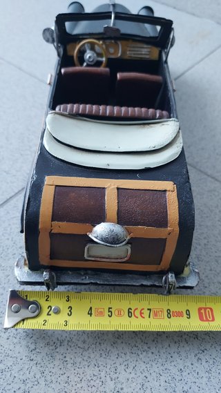 Miniatura Carro Antigo Madeira e Metal