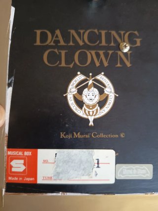 Caja de música Dancing Clown Koji Murai