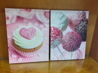 Cuadros Decorativos Postres Rosas