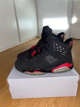 Nike Air Jordan 6 Negro Rojo