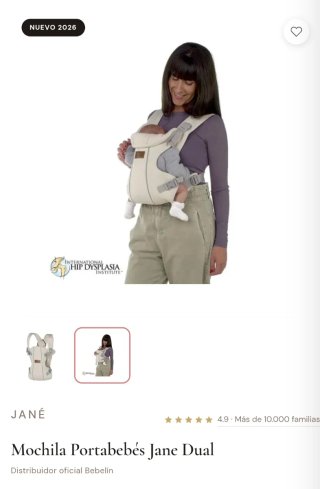 Mochila portabebé Jané