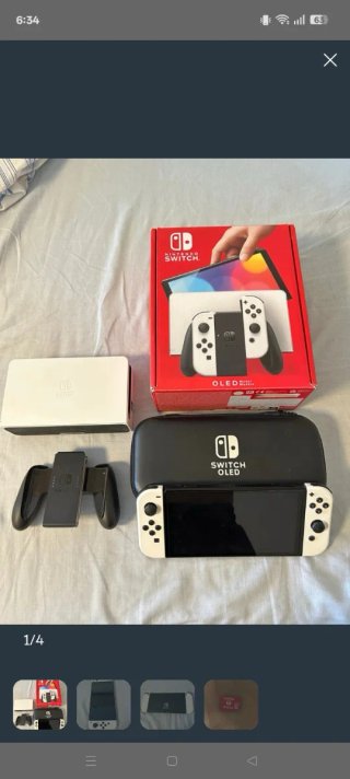 Nintendo Switch OLED Blanca y Negra